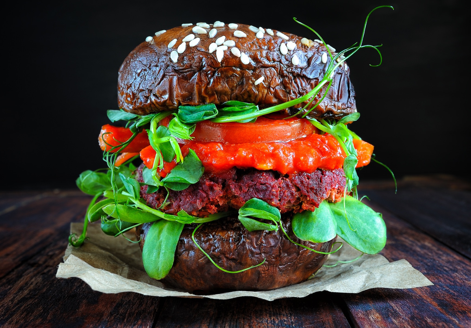 Beef Shroom Burger
