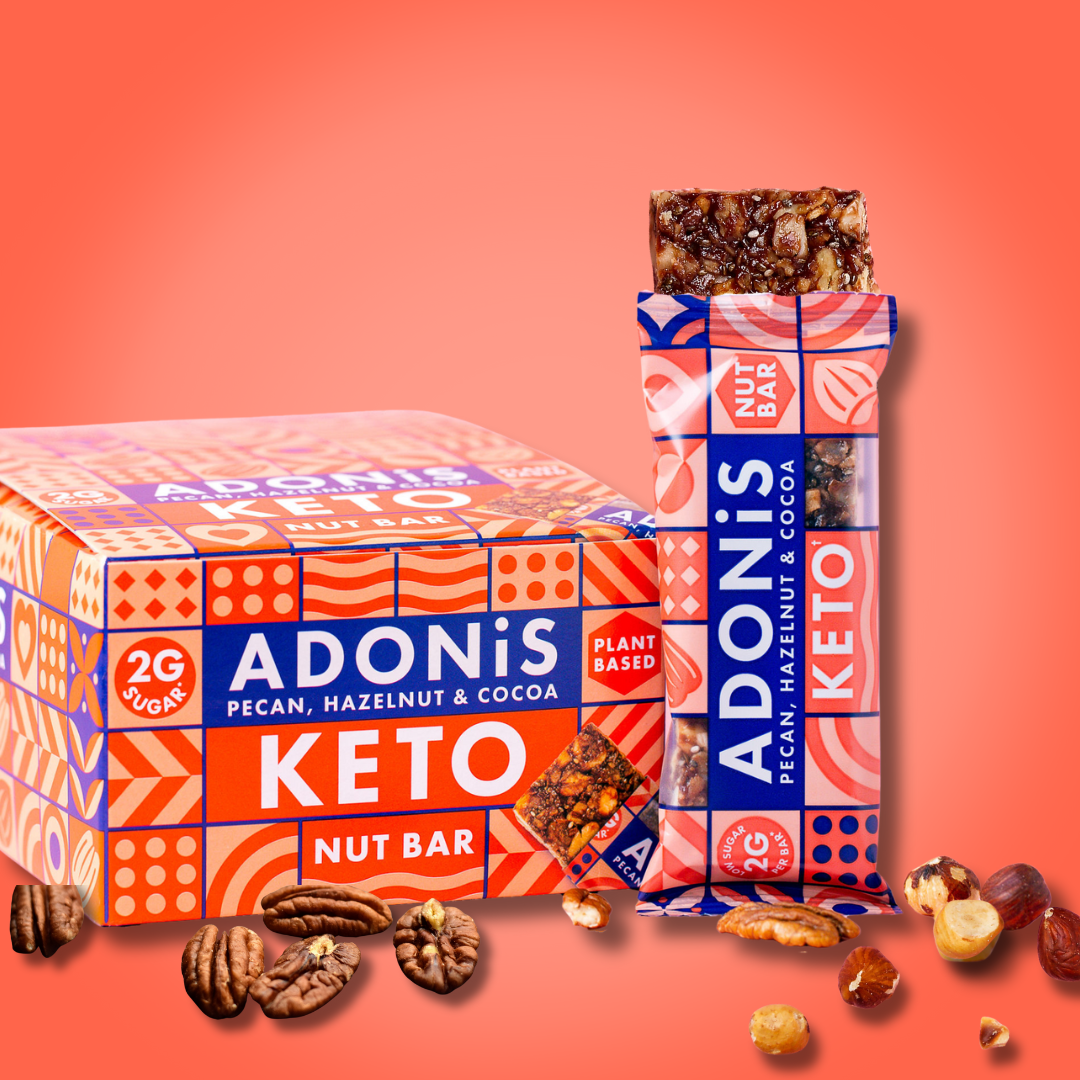 Pecan & Hazelnut Keto Nut Bars (16x35g)